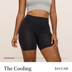 High-Rise Black Bike Shorts — Cooling Support
